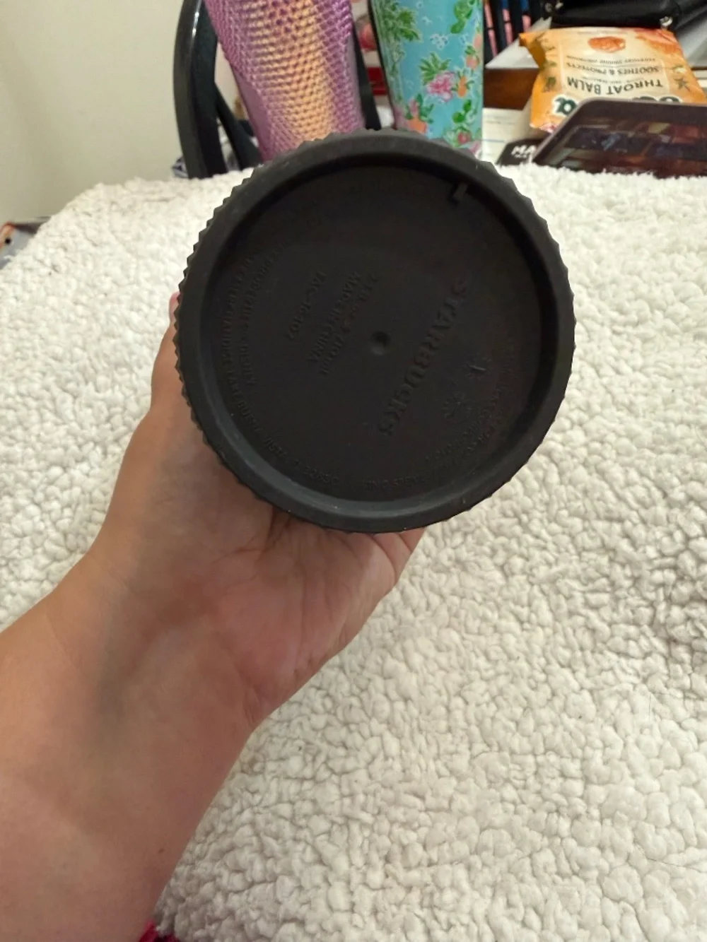 Disney World 50th Anniversary Starbucks Matte Black Studded Tumbler 24oz